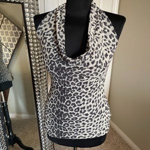 COPY - Sexy Mesh Cheetah Print Top